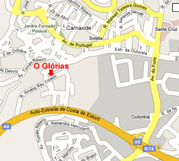 mapa localiza&ccedil;&atilde;o do restaurante OGl&oacute;rias